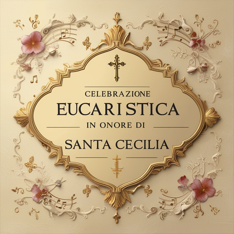 Scopri di più sull'articolo CELEBRAZIONE EUCARISTICA IN ONORE DI SANTA CECILIA