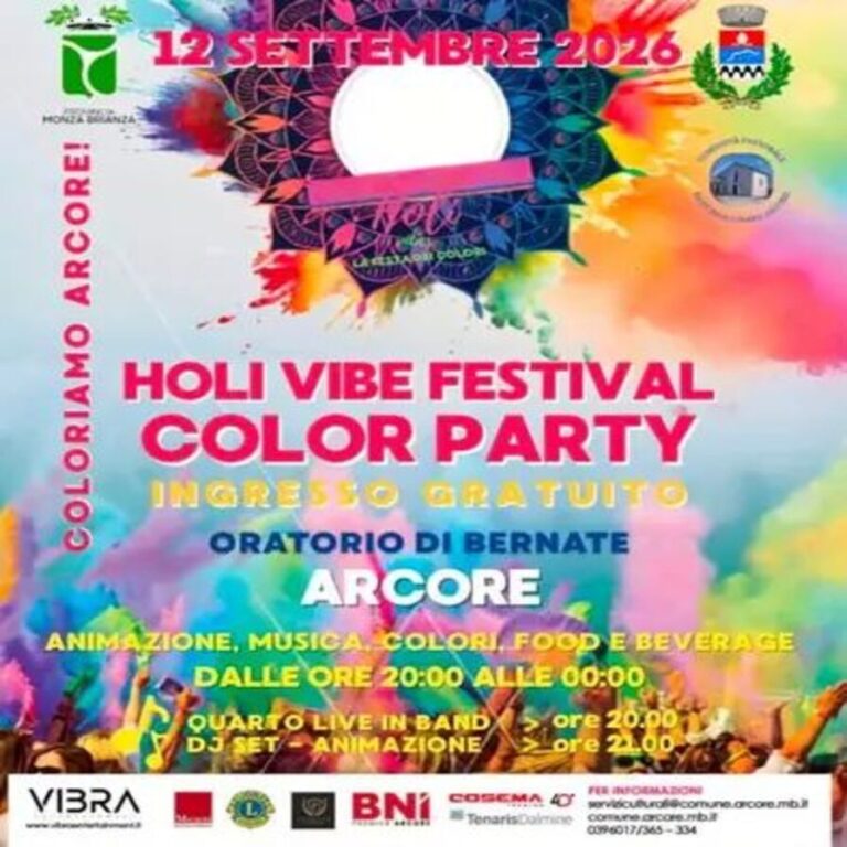 Scopri di più sull'articolo FESTA PATRONALE MARIA NASCENTE BERNATE 2026 – HOLI VIBE FESTIVAL COLOR PARTY