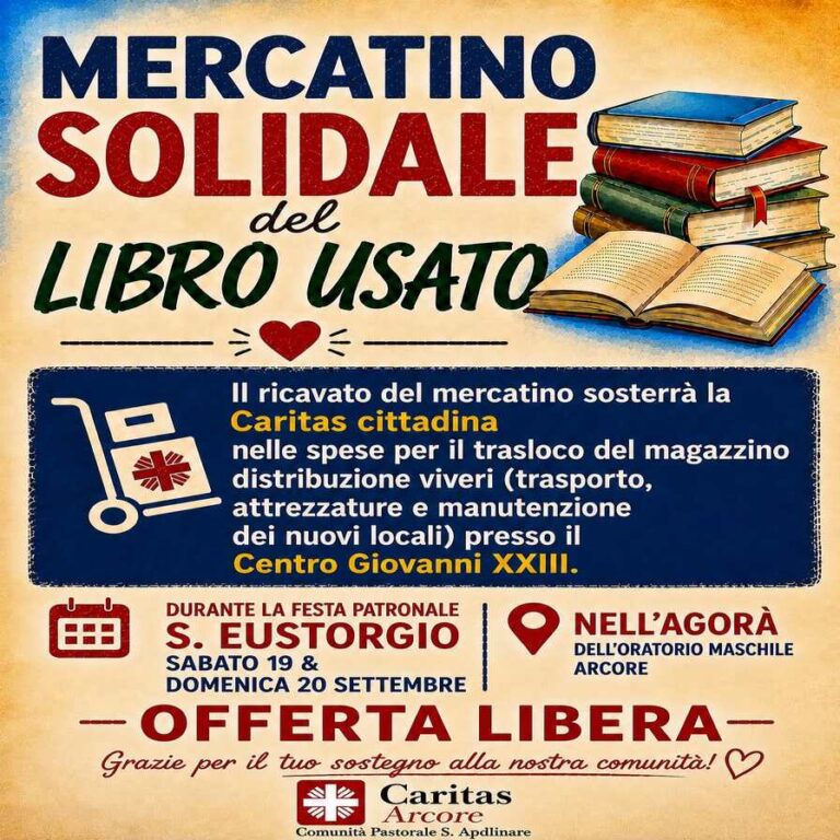 Scopri di più sull'articolo MERCATINO SOLIDALE CARITAS